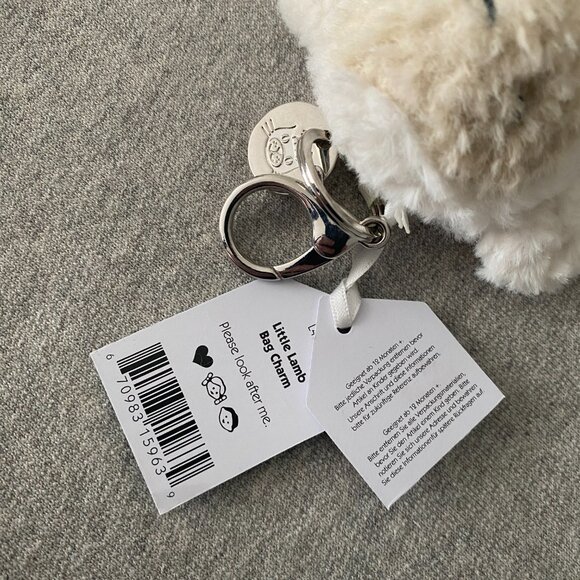 NWT Jellycat Little Lamb Bag Charm 100% Authentic - Picture 8 of 14